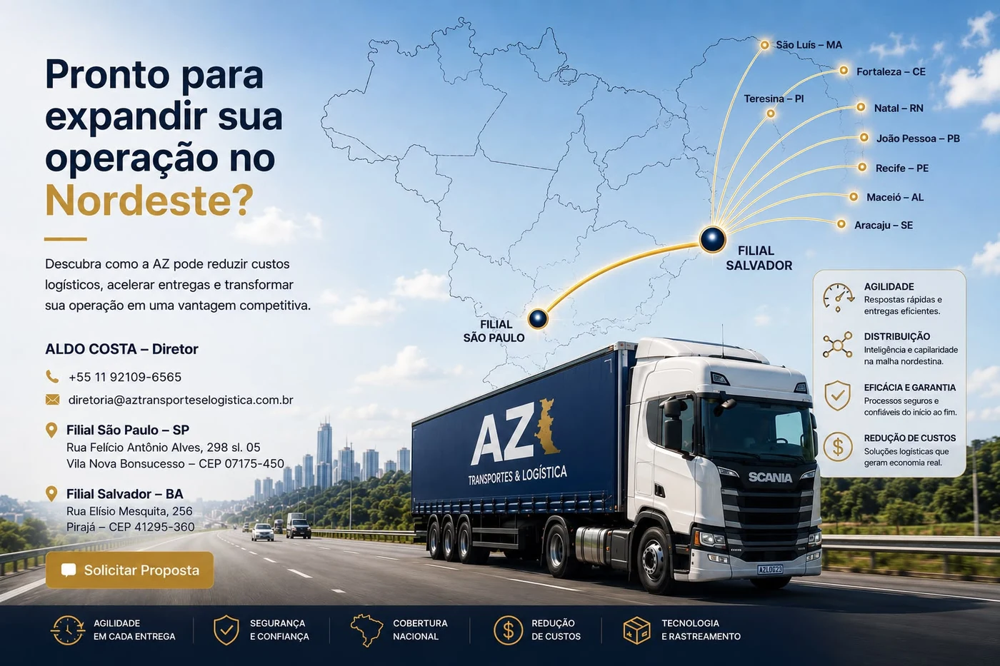 Logística no Nordeste: Como Salvador Pode Melhorar a Distribuição de Produtos